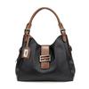 Chic Genuine Leather Bucket Handbag For Women Spacious Stylish Shoulder Crossbody