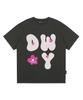 Deulousi Dw Dwy Short Sleeve T-Shirt Charcoal