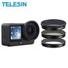 TELESIN Lens Filter for DJI OSMO Action 6 CPL ND8 ND16 ND32 UV VND Quick Release Filter Frame For DJI Action 6 Lens Filter Set
