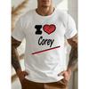 Ich LIEBE COREY Knitter-Plus-Size-Herren-T-Shirt