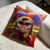 Hot TThe Amazing Digital Circusable Cushion Cover Soft Decorative Pillow Case Suitable for Bedroom Sofa Car Travel Use