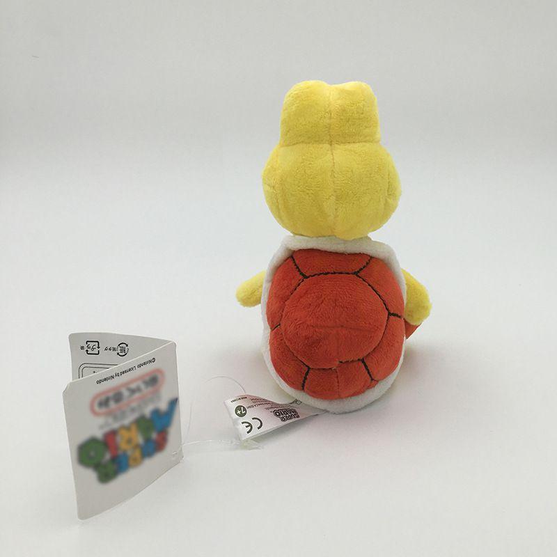 Encantadora Peluche Rellena de Koopa Troopa de Super Mario Bros de 6 pulgadas Para Regalos de Niños y Juguetes de Moda