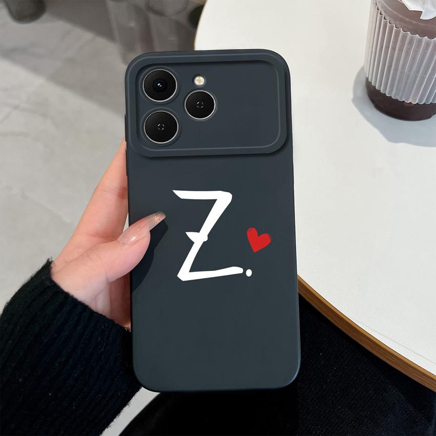 Phone Cases For Tecno Spark 40 Pro Plus 40C Pova 4 5 6 7 Neo Creative Letters Shockproof Silicone Soft Covers Camera Protection Shell For Tecno Casing