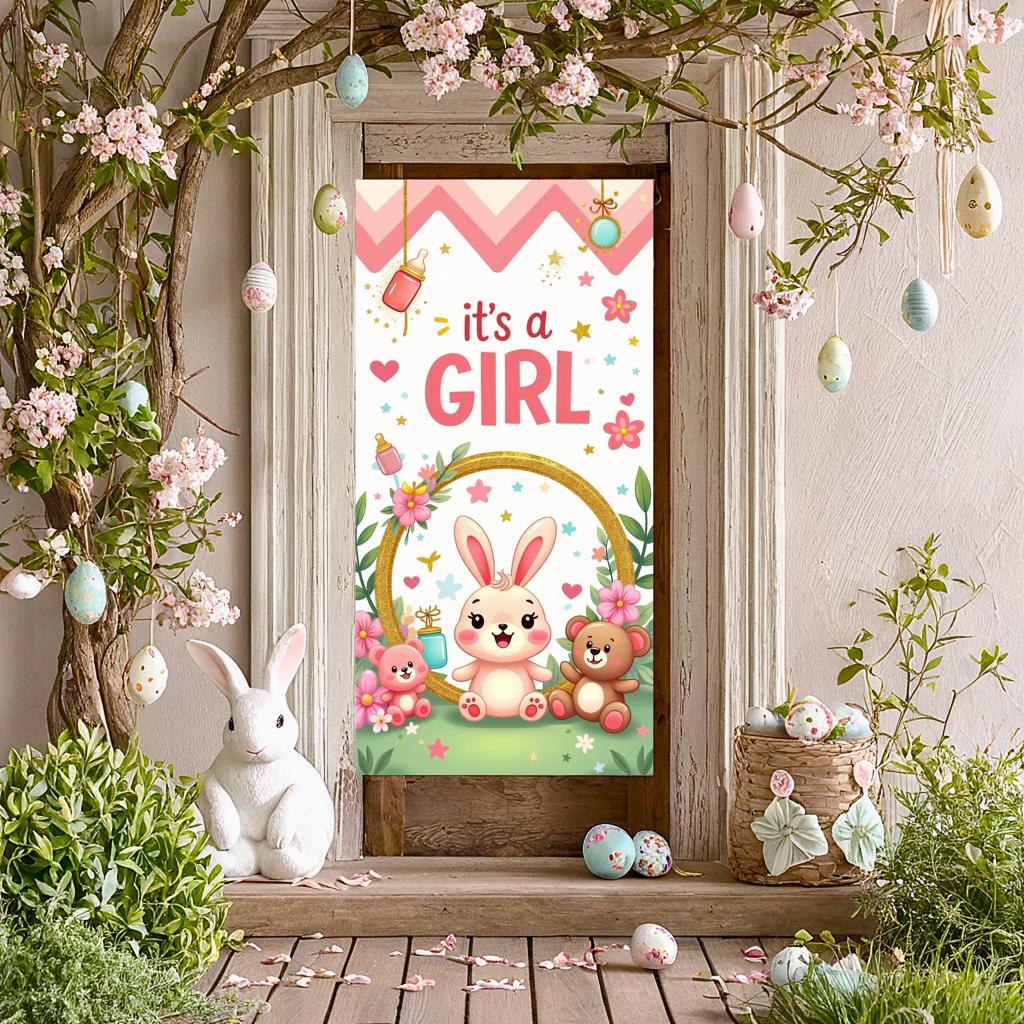 Colorful Background Photo Props Decoration for Welcome Newborn Celebration