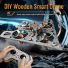 DIY Wooden Drone Bomber Fighter: Remote-Controlled Quadcopter Model for Science and Aviation Education