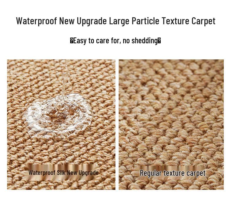 Faux Sisal Entrance Door Mat: Wear-Resistant, Cat-Scratch Proof, Wash-Free, Mixed Color Floor Mat for Living Room or Bedroom