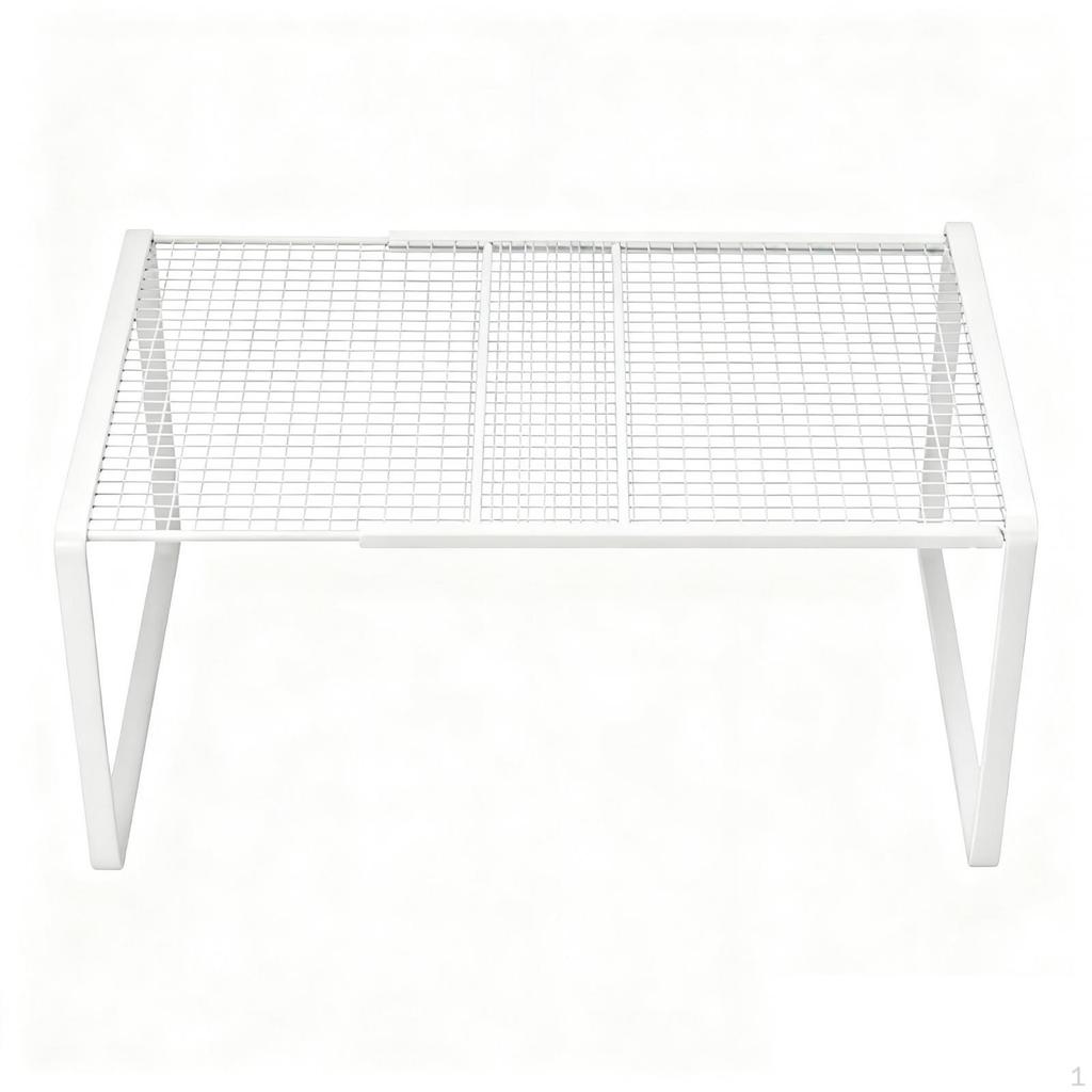 Expandable Cabinet Storage Shelf Organizer Rack Books Home under Sink Nonslip