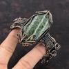 Green Swiss Opal Bangle Copper Wire Wrapped Jewelry Adjustable Cuff Bracelet Gemstone Cuff Bracelet Handmade Copper Bangle Gift For Mother