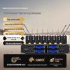 Wireless Diversity Microphone Set: Dual Ear-Mic & Quad Lavalier for Professional Stage Use, Free Shipping