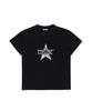 Koso (W) Star Crack Crop T-Shirt (Black)