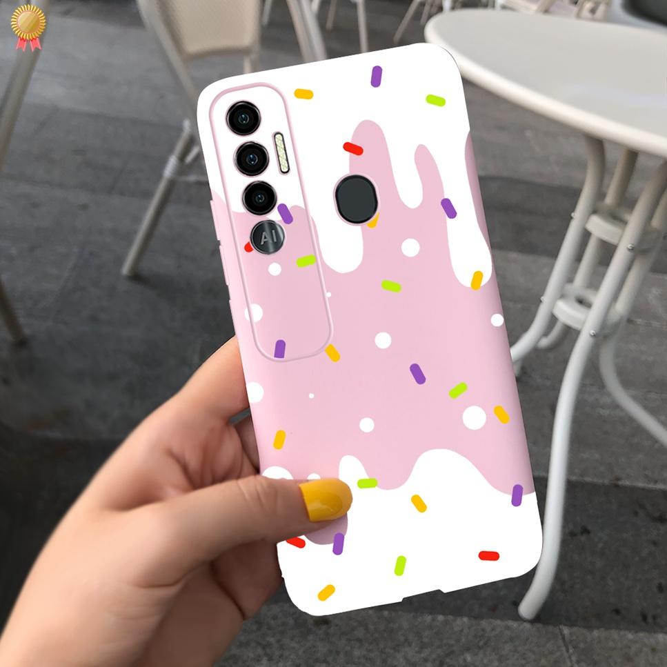 For Tecno Spark 7 P Pro 7P 7Pro Case Cute Girls Bear Back Cover Silicone For Tecno Spark7 P Pro Spark 7 P Pro 7P 7Pro Phone Case