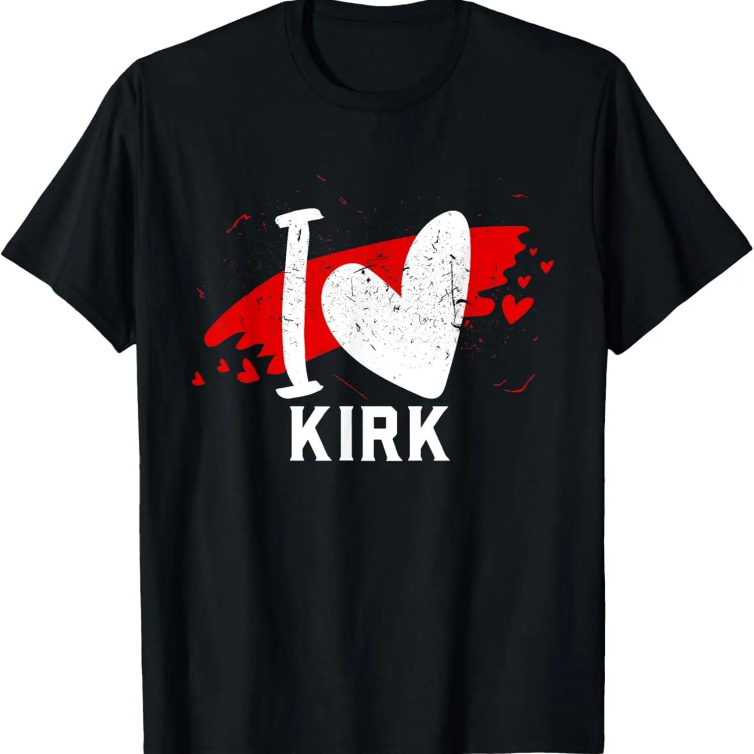 

I Love KIRK T-Shirt I Heart KIRK T-Shirt XXXXXL чорний