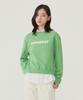 COVERNAT WOMAN Cooper Logo Sweatshirt Green