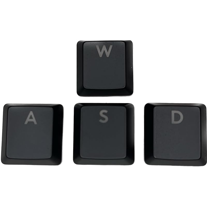 

logitech G913/G913TKL/G813 Replacement keycap (light-emitting compatible) [BERGBUCH] (WASD set, Black)