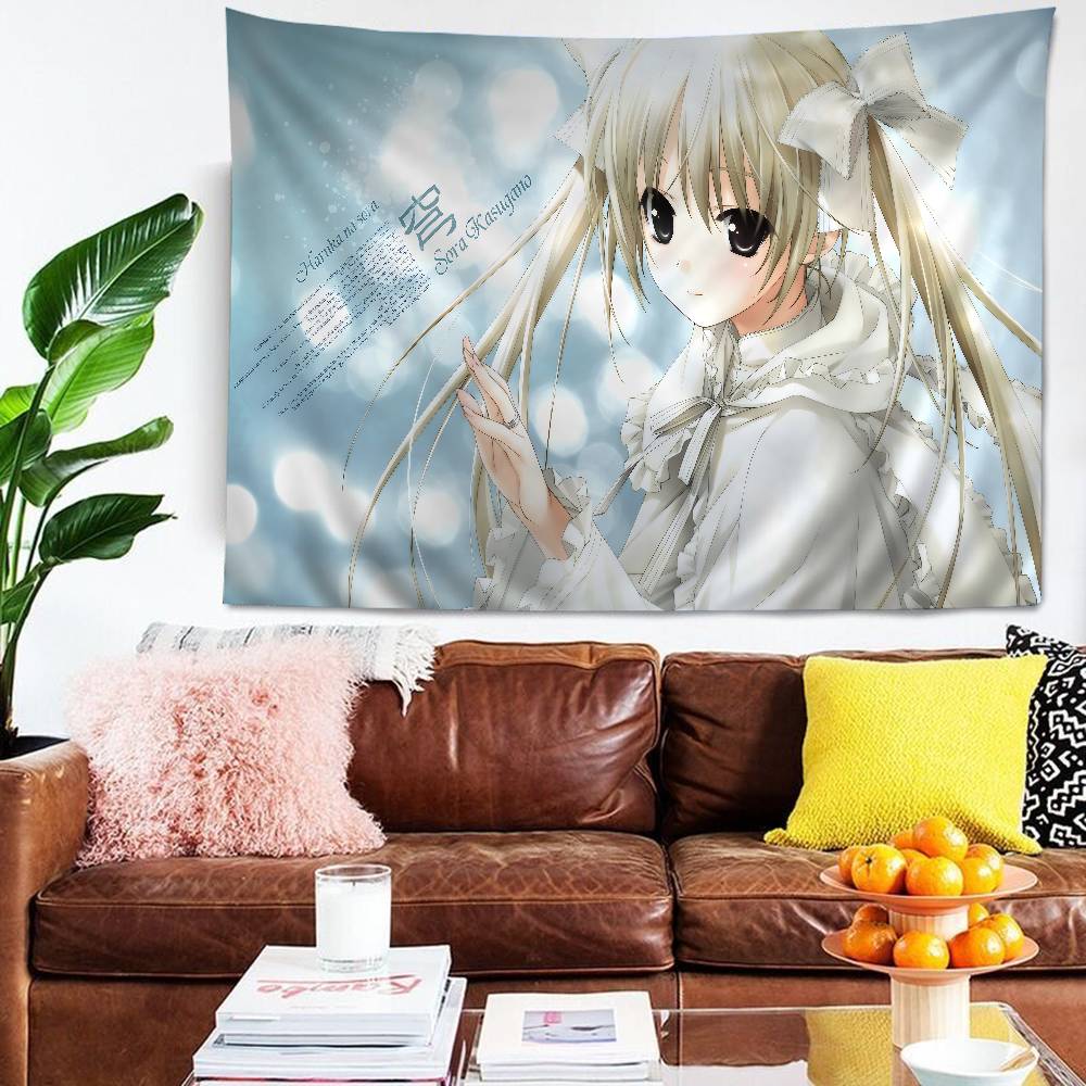 Anime Yosuga No Sora Wandteppich Kunstdruck Japanischer Wandteppich Anime Wandbehang Heimdekoration