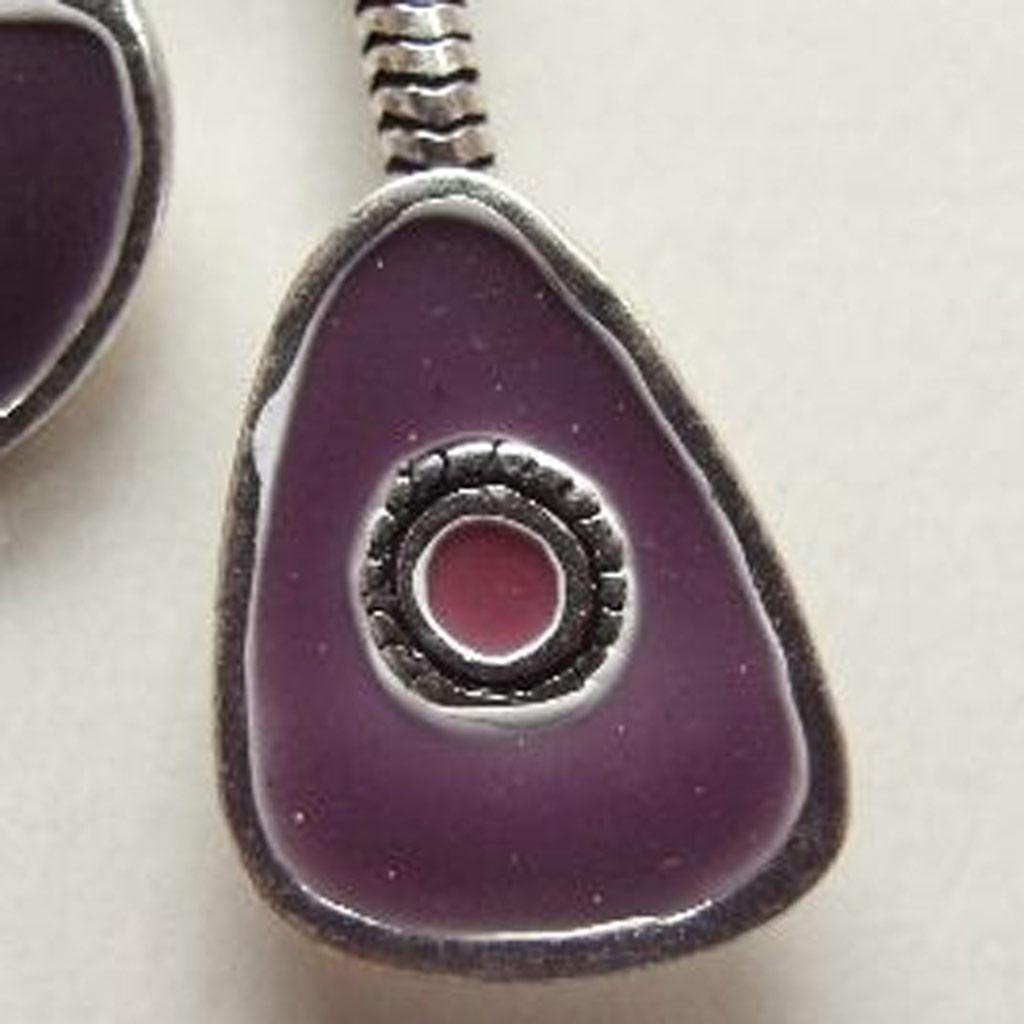 Les Trésors De Lily [C5329] - Collier Créateur 'Byzance' Violet