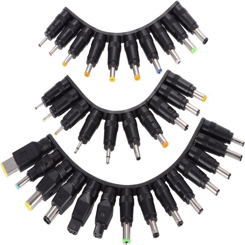 34PCS Universal 5.5mmx2.1mm DC AC Power Adapter Tips Connector Kits for Lenovo Thinkpad Laptop Power Supply Plug Jack Sets