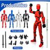 (Assembly Completed) Titan13 Action Figure,4PCS Action Figures,Titan13 Action Figure 3D Printed Robot Multi-Jointed Movable,Desktop Decorations for