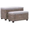 Day and Night - Day and Night 2-Piece Bench Set Gray Seagrass