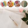 150/50cm Embroidered Mesh Cloth, Wooden Handle Crochet Hook , Embroider DIY Carpet Mat Woven Repair Wool Knitting Tools Kit