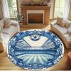 Chelsea F.C Print Round Rug, Washable Floor Carpet, For Entryway Dorm Laundry Room Office Study, Home Decor Birthday Christmas Gift