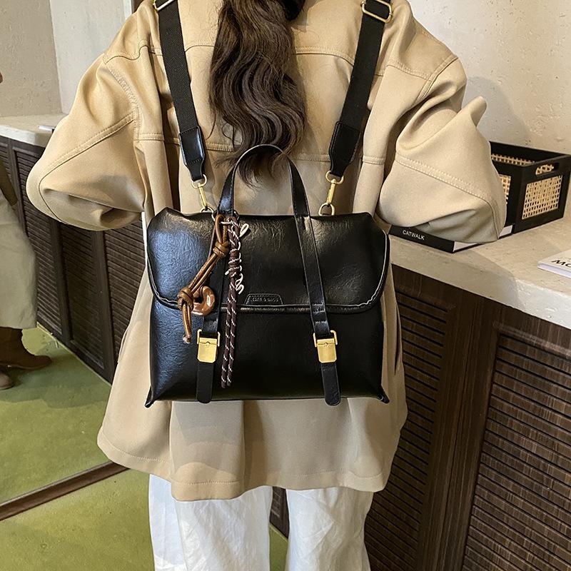 Tote Bag Women's Large Capacity 2025 New Autumn and Winter Versatile Casual Shoulder Underarm Commuter Bag Multi-functional Backpack