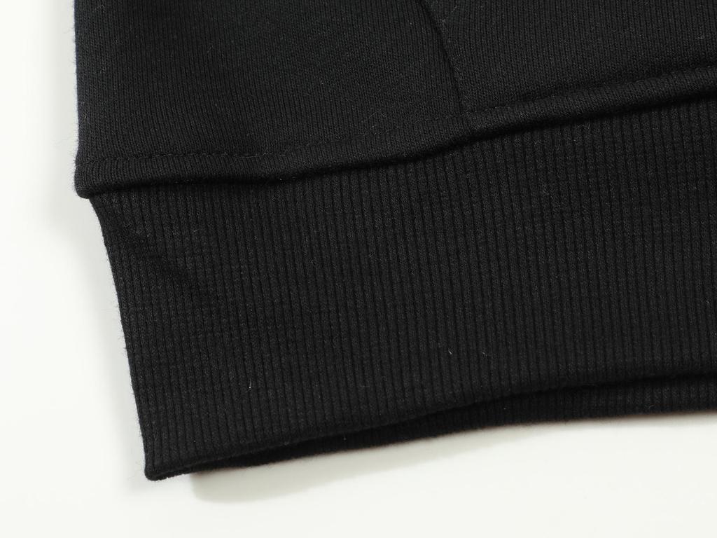 Spider Web Foam Letter Print Terry Cloth Hoodie for Men & Couples