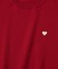 KNITTED (W) Basic Essential Washable Round Short Sleeve Knit Red
