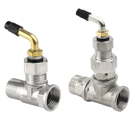 Faucet Anti-freeze Connector Stainless Steel Outdoor Faucet Anti-freeze Joint 1/2" 3/4" Pipe