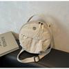 New High-value Foreign-style Durable Small Round Bag Versatile Light Commuting Small Backpack Diagonal Span Shoulder Handbag