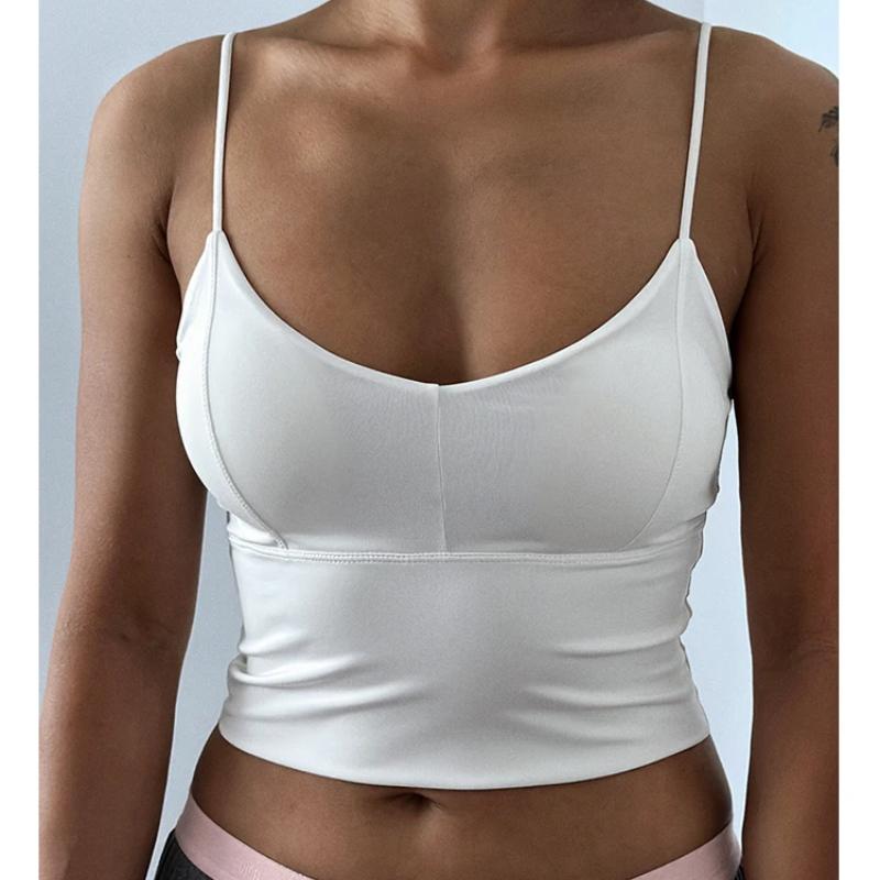 High Quality Seamless Women Underwear Sexy Backless Wireless Bra Classic Sling Vest Brassiere Insert Gasket Push Up Bra Lingerie