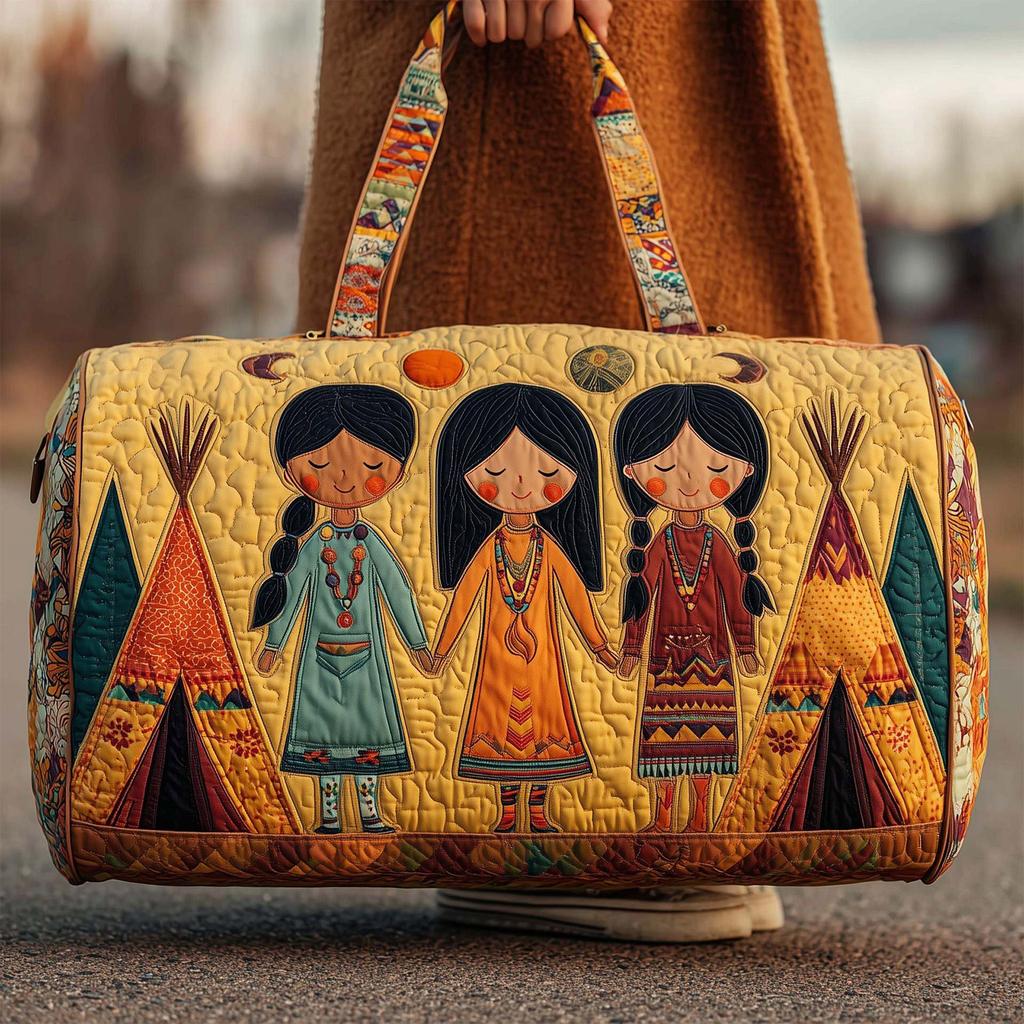 3D Chicken Series Quilted Pleated Cotton Travel Bag Fashion Printed Ladies Yoga Bag Handbag