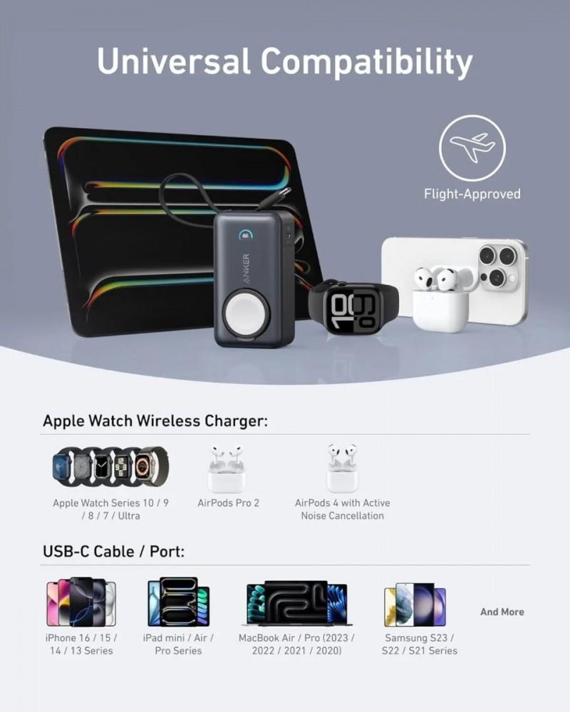 Powerbank Apple Watch MagGo 10000mAh black
