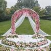 Single Branch Wisteria Wreath 1 Strip/15 Flowers Vine Plants Strips  For Wedding Arches
