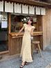 Gentle floral French high-end dress women's summer temperament waist pure desire wind seaside vacation super fairy long skirt