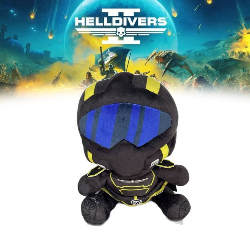 Helldivers 2 Plüschtier mit PP-Baumwollfüllung für Sammler und Gaming-Fans