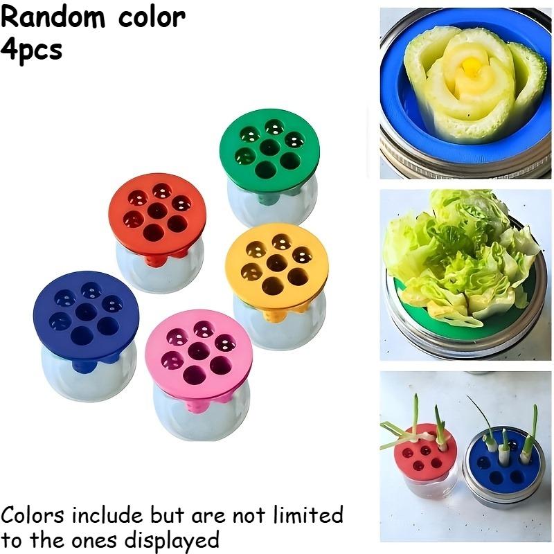 

4pcs Garlic and Scallion Hydroponic Planters | 3D Printed Molds for Home Gardening, Plastic, No Electricity Needed