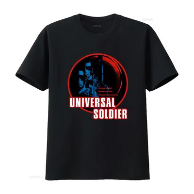 Universal Soldier T Shirt 90's Van Damme Sci Fi Classic Almost Human Perfect Under Control Desi