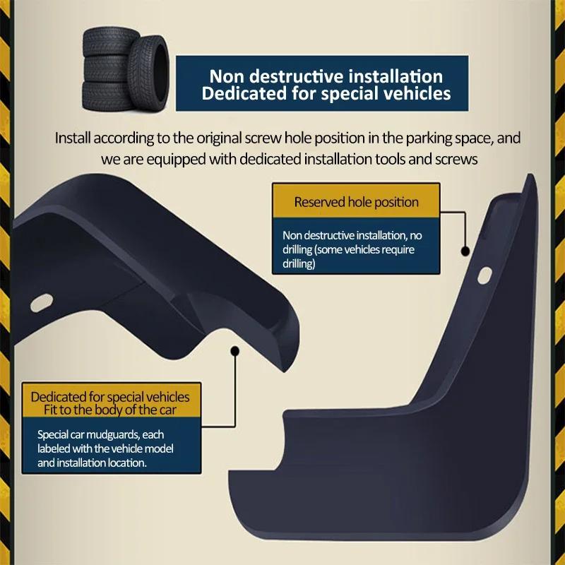 Pro Volkswagen VW T Roc R Line Příslušenství 2024 ~2025 Díly Blatníků do Auta Lapače Nečistot Kryt Podběhů Ochranný Kryt Auto Bláto