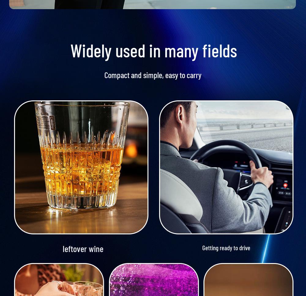 Portable Breathalyzer for Personal Alcohol Detection
