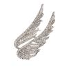 Shining Wing Zircon Necklace Pendant as an Accessory for Business Dress Shirt Brooch