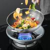 Gas Hob Heat Insulation Stove Trivets Energy Saving Cooktop Gas Stove Wok Ring Wind Shield Bracket