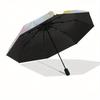 Cinderella, Castle Automatic Opening and Closing Umbrella - 8 Ribs Portable Folding Umbrella with Plastic Handle, Suitable for Leisure and H