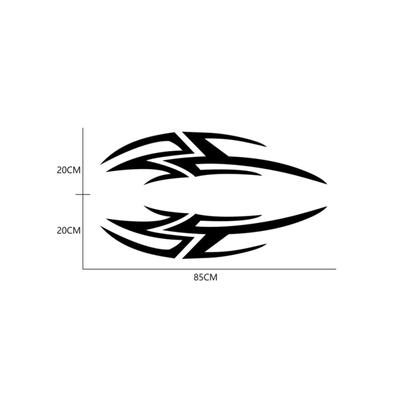 1 Pair Car Hood Bonnet Stickers Racing Styling Sport Stripes Auto Engine Cover Decor Vinyl Decals