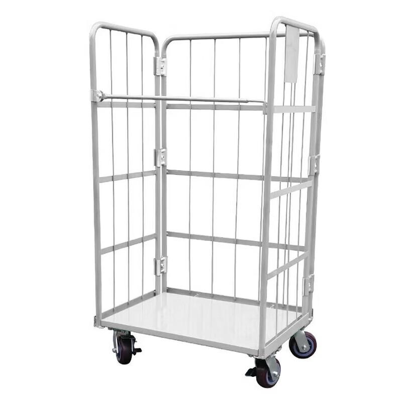 Foldable Steel Logistics Storage Cage Cart