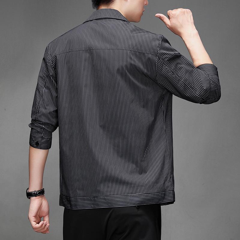 Мужская повседневная куртка весна и осень новая универсальная мужская куртка большого — фото 5