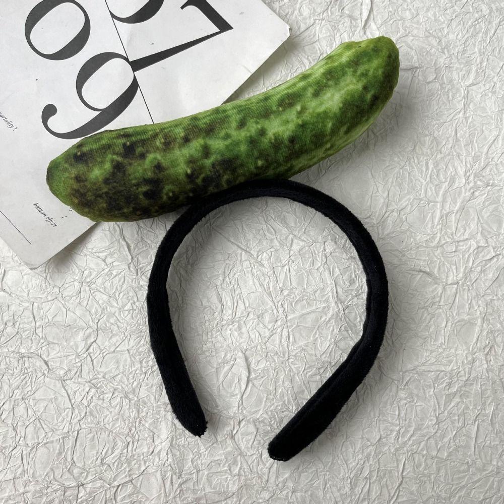 Kawaii Fruits Headband Headwear Vegetable Hair Bands Personality Simulated Food Hair Hoop Daily