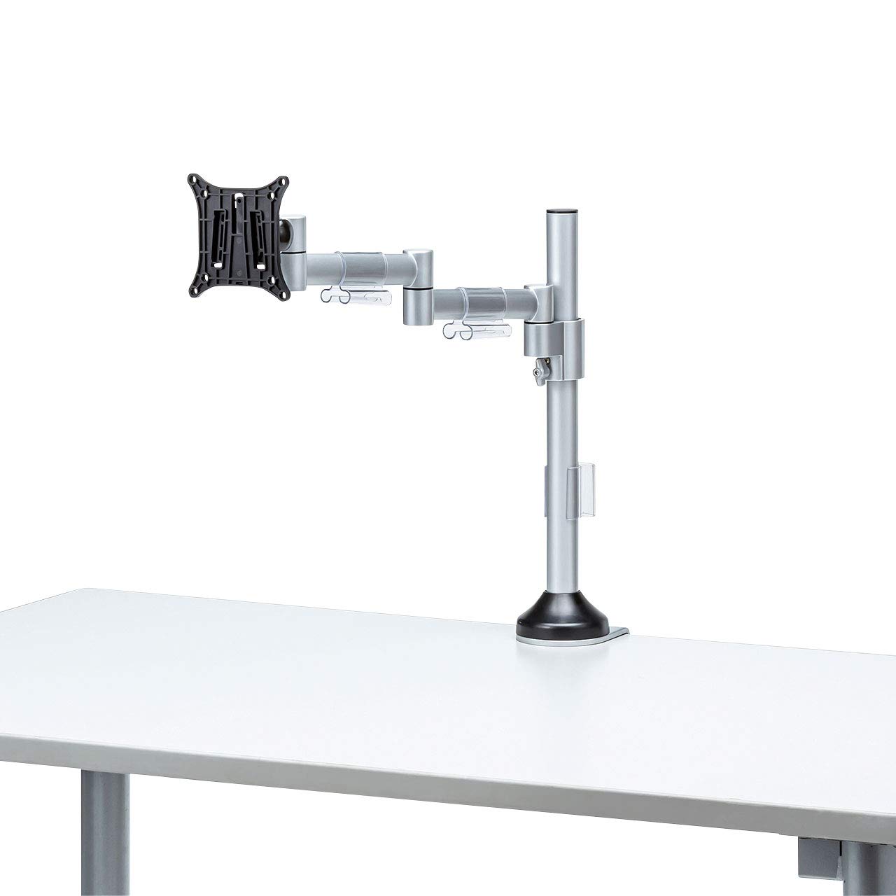 

Sanwa Supply Horizontal LCD Monitor Arm 1 Silver Multi-Joint (H420 Side) CR-LA1801