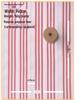 Children's Spring Doll Dress: Red, White, Blue, Black Striped Jacquard Polyester with Floral Wall Design
