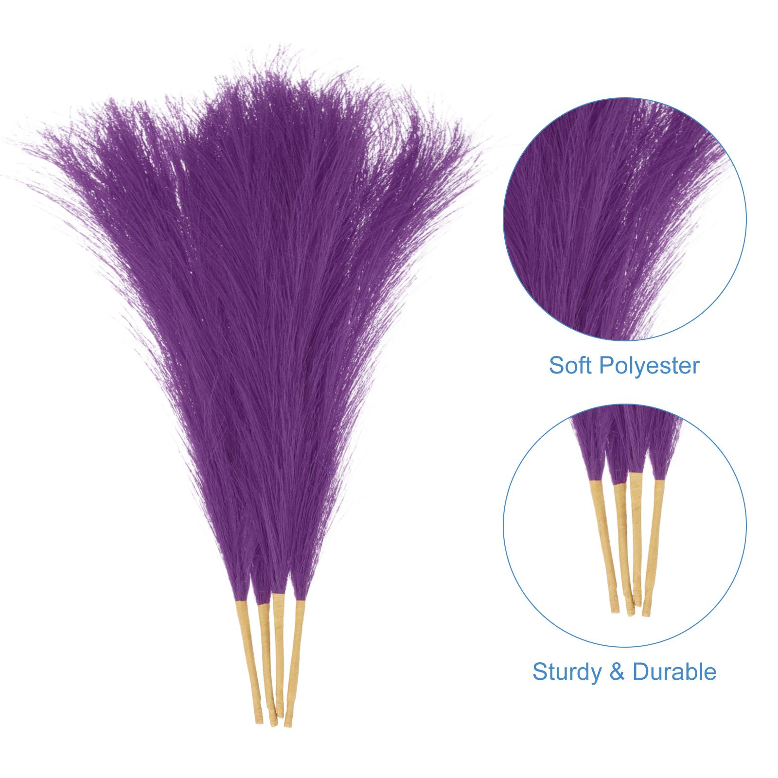 

4pcs 45cm Artificial Pampas Grass Fake Plant Reed Faux Pampas Grass DIY Bouquet for Wedding Party Home Living Room Decor